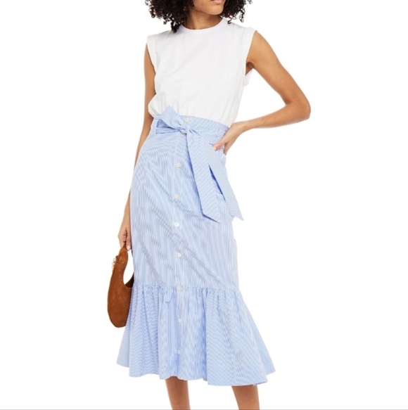 Veronica Beard Capri Combo Midi Dress - Picture 2 of 16